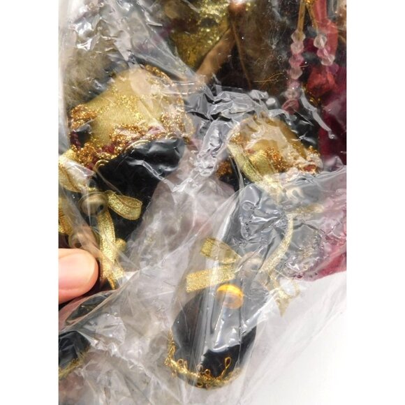 LE Mark Roberts Violinist Fairy Large Black Santa Claus with COA Box 2002 #138 - Picture 7 of 8